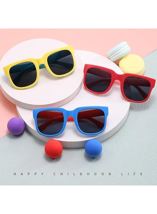 ChicAbode 4 Pack Kids Sunglasses, Foldable Toddler Sunglasses Boys Girls, Polarized Sunglasses for Kids, 100% UV Protection, Multicolor, Medium - Image 2